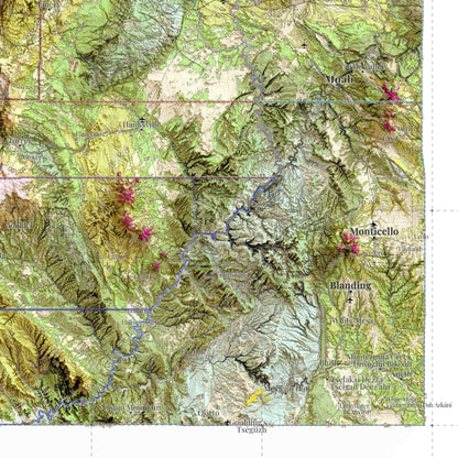 Utah Geological Map – Detailed Geologic Wall Art Print